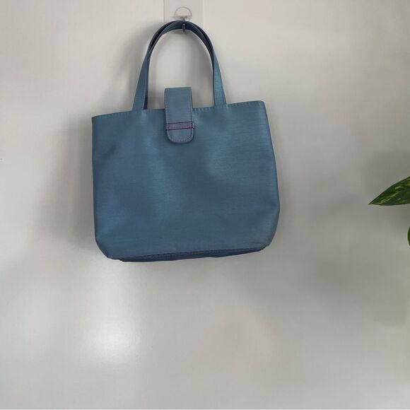 NWOT Estée Lauder Iridescent Blue Tote - Picture 10 of 10